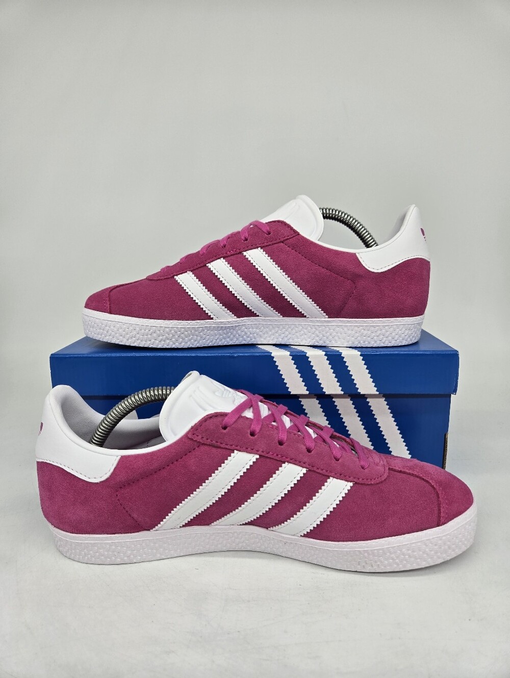 adidas Gazelle IF9801 Semi Lucid Fuchsia Cloud White Shoes Women's Size 7.5 - Picture 6 of 8